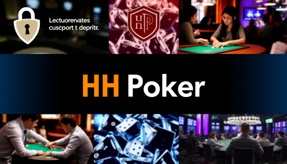 HHpoker app下载 - 高端德州扑克APP界面